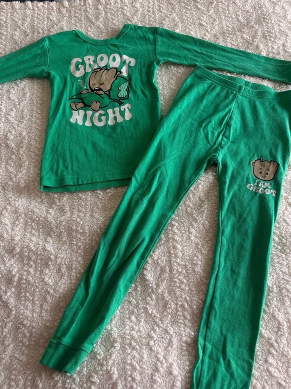 Marvel Groot Green Pajama Set